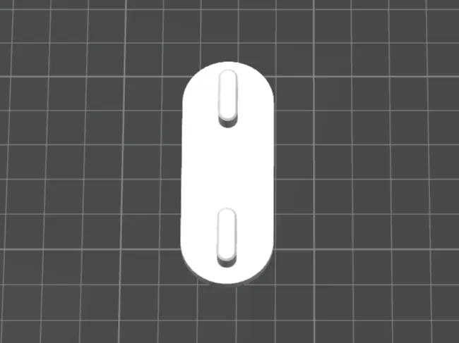 Connecteur vertical pour panneaux Ikea Skadis