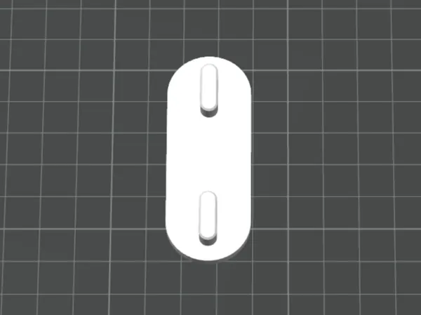Connecteur vertical pour panneaux Ikea Skadis