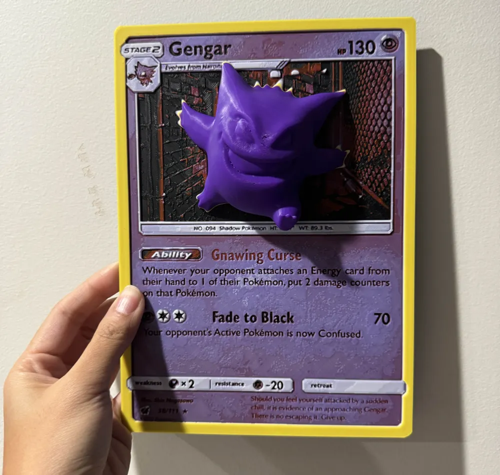 all rare cards in clash royale 1999 POKEMON FOSSIL GENGAR - HOLO 1ST EDITION main image 0