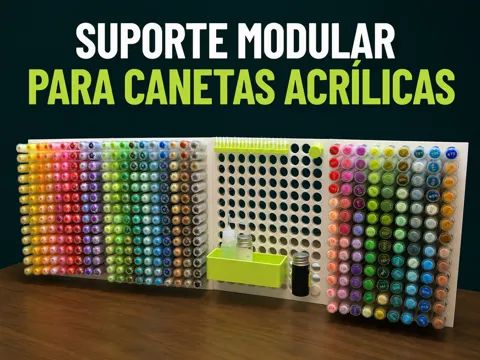 Organizador: Organizador Modular Para Canetas Acrílicas — referencia de MakerWorld