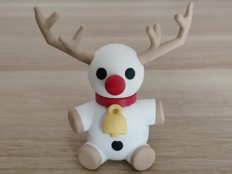 Reindeer Snowman set to assemble