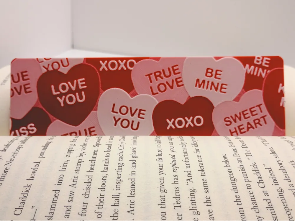 Valentine's Candy Bookmark