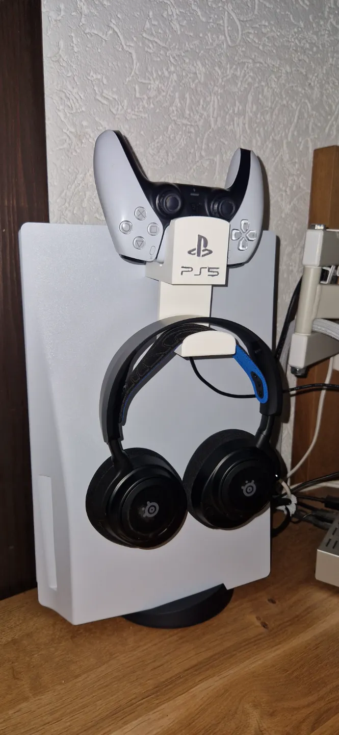 PS5 Combi Holder for Dual Sense Controller and Headset