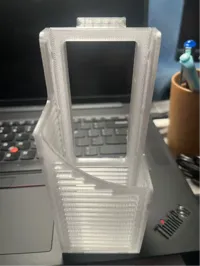 建议打印第二个配置,除非您能牢记需要拆掉顶部三角片的支撑