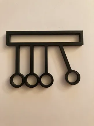 Newtons Cradle wall art