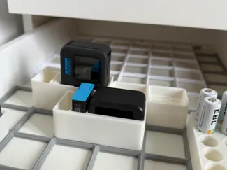 GoPro 10 charger Gridfinity box