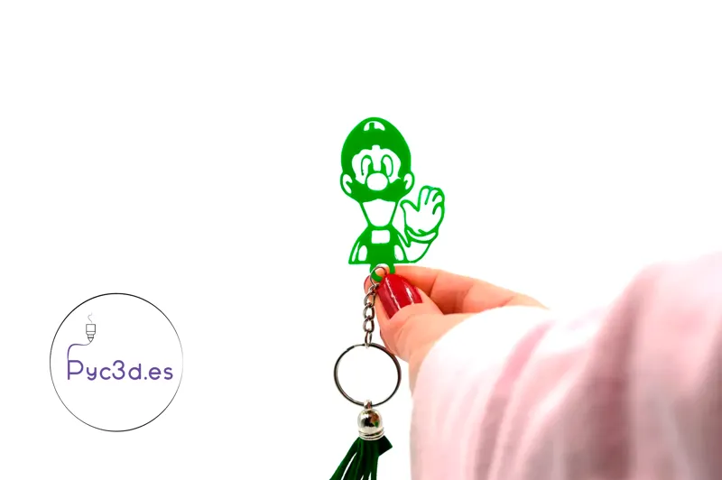 LUIGI BROS KEYCHAIN