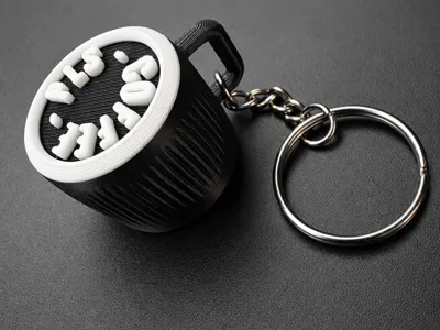 Coffee PLS Keychain 