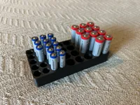 Range-piles combiné AA (20) + AAA (20) — photo 1