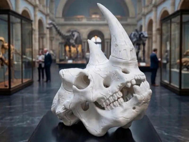Rhinoceros skull