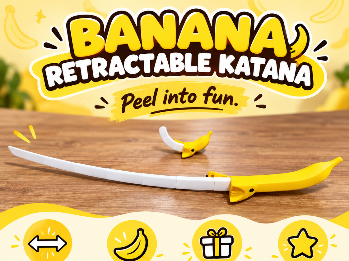 Banana Retractable Katana - 1
