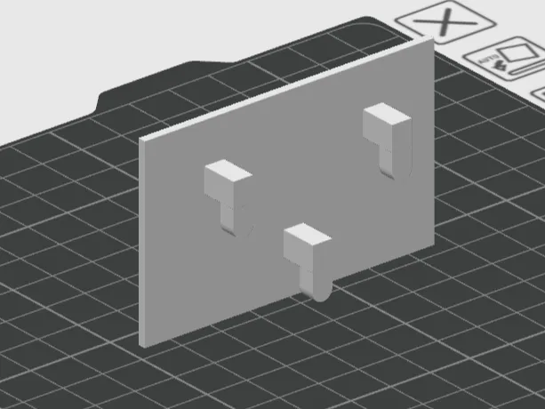 Skadis board hooks template