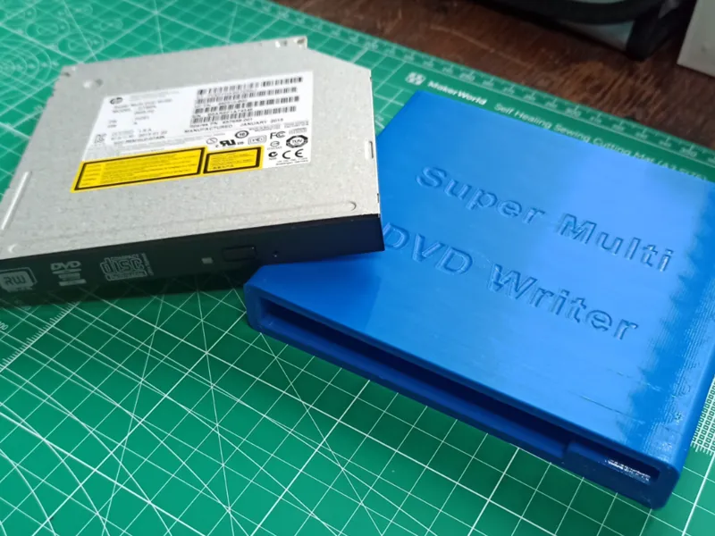 Anti-Vibration TPU Case for External DVD/CD Drive