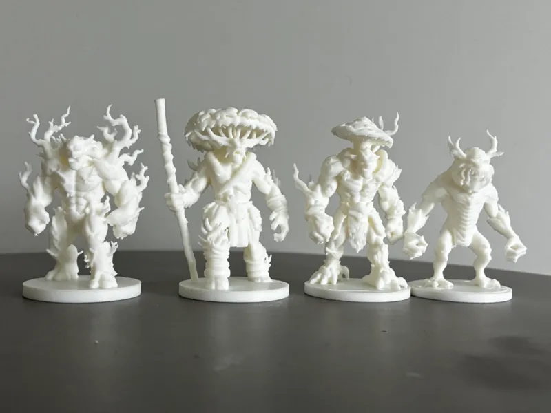 4 Pack of forest / swamp / wood monsters DnD mini