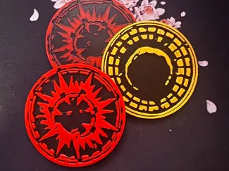 Darkest Dungeon two sided coin / coaster