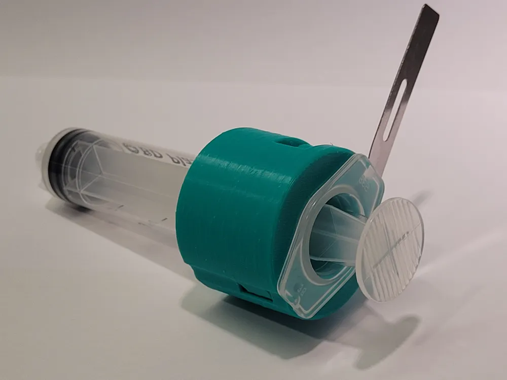 Medical Injection Cutter Syringe cutter - print in place by tep - MakerWorld