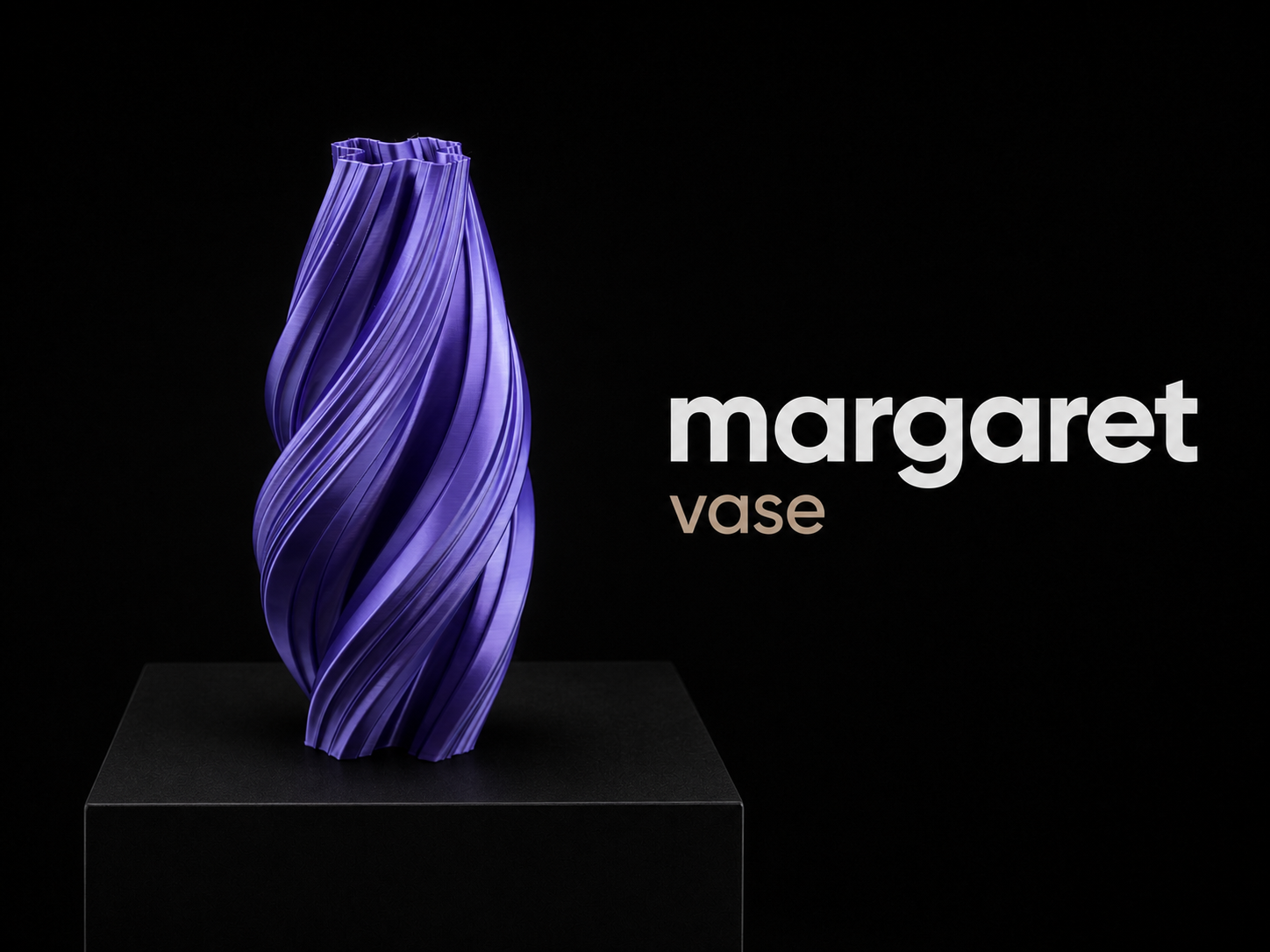 Margaret Spiral Vase – Twisted Decorative Vase