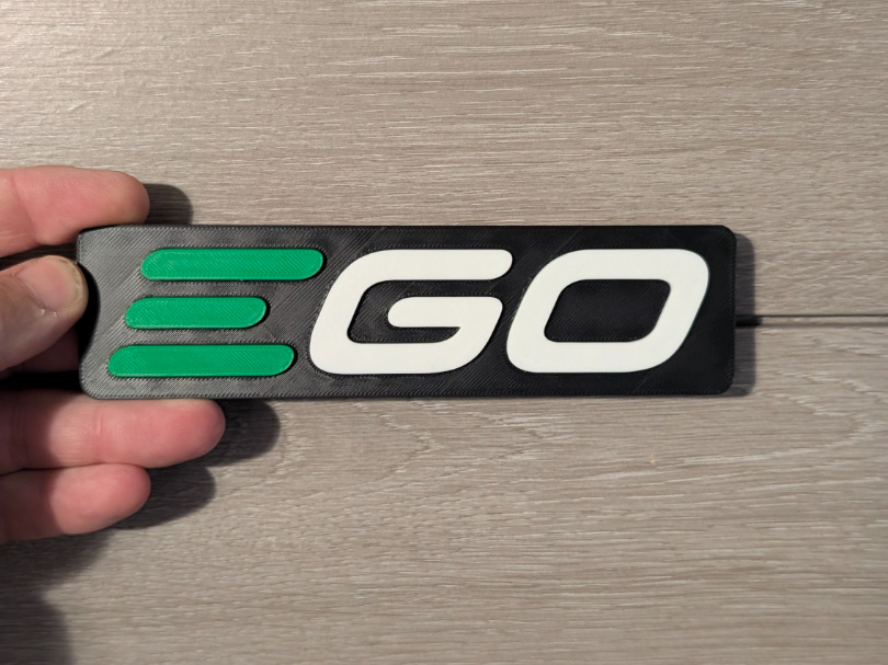 EGO tools logo sign plaque 2-sizes