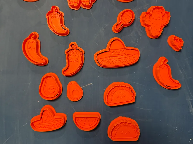 Fiesta Stamps and Cutter Set for Clay