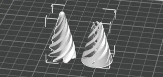 spiral cone fidget small