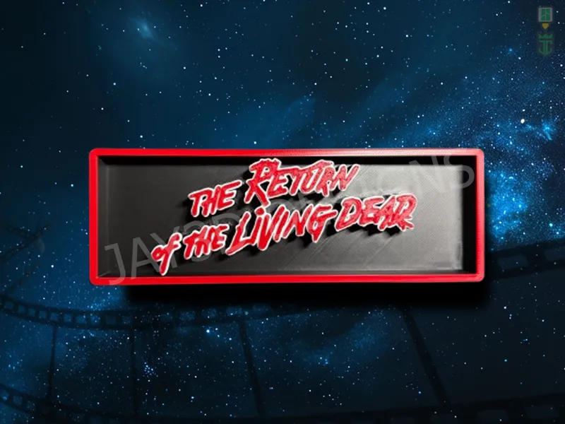 Return Of The Living Dead Cinema Room Sign Box