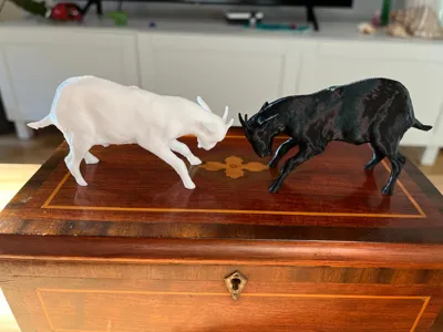 Goat sculpture