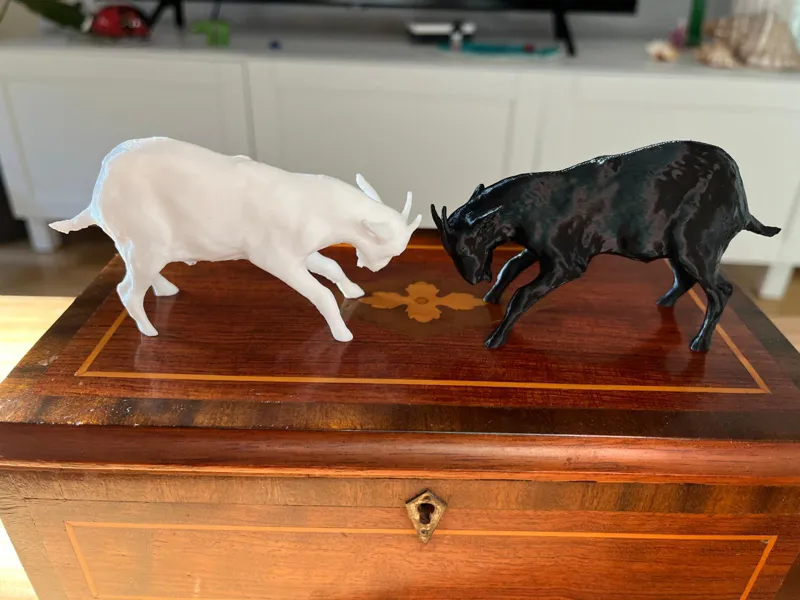 Goat sculpture
