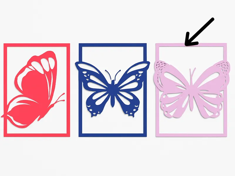 Butterflies Wall Art (3/3)
