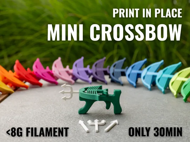 Mini Crossbow | Print in place
