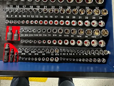 QUINN 1/4 Master Socket Set Holders SAE & METRIC