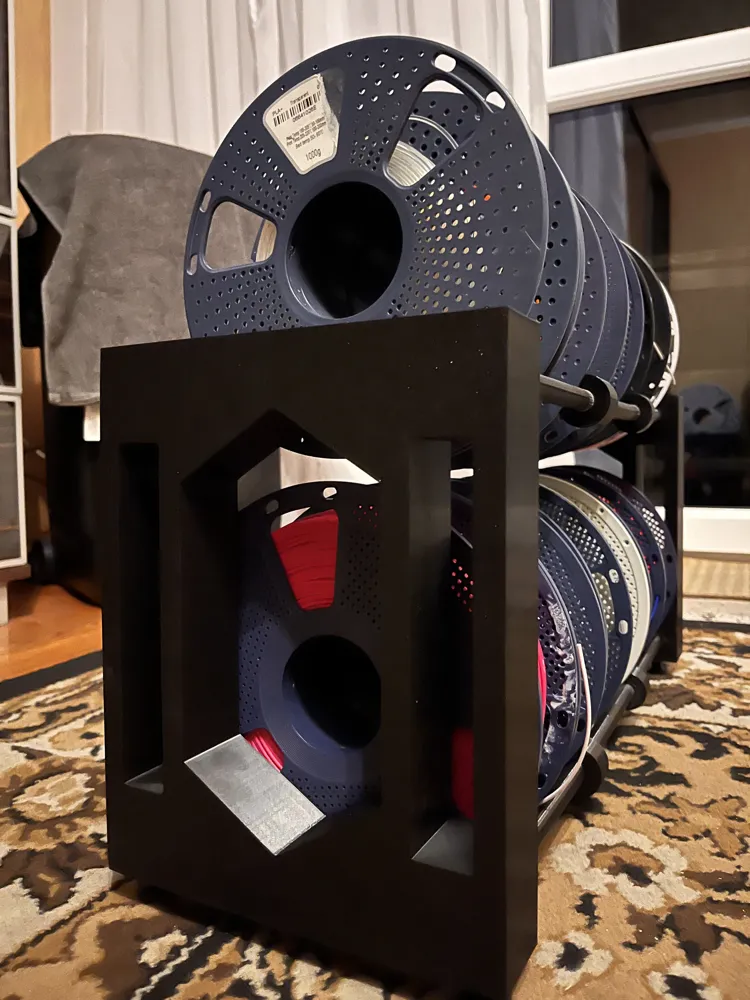 Modular Filament Spool Rack Fully Printable NOAMS - Free 3D Print Model ...