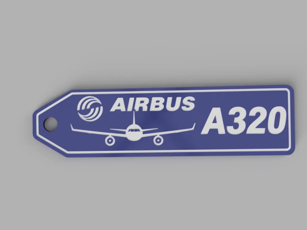 Airbus a320 keychain - Free 3D Print Model - MakerWorld