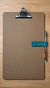 Fits Clipboard - Holds pens/pencils around 7.4mm diameter