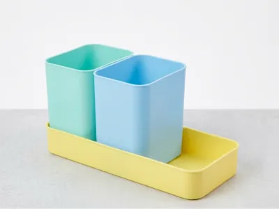 Pop Colors Modular Desk Organizer