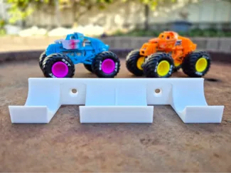 Monster Jam Truck 1:64 Double Wall Hanger Hook