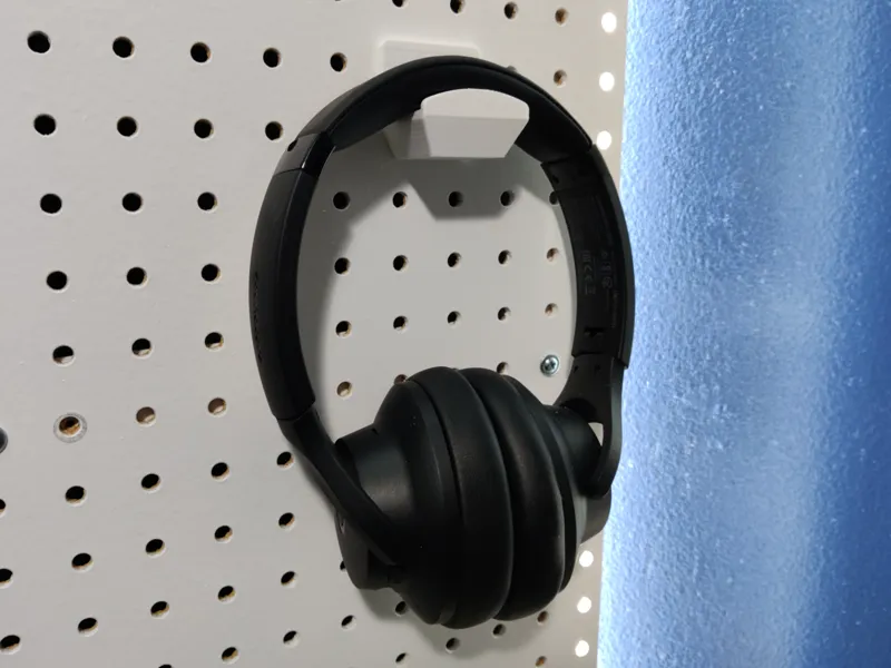 Pegboard Headphone Mount