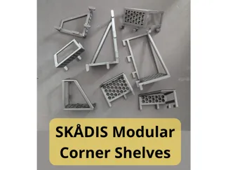 SKÅDIS Modular Corner Shelves