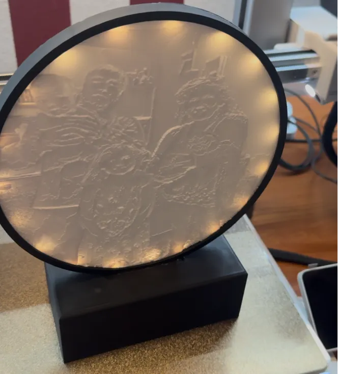 litophane lamp led