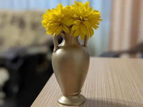 Ancient Greek Amphora - Flower Vase
