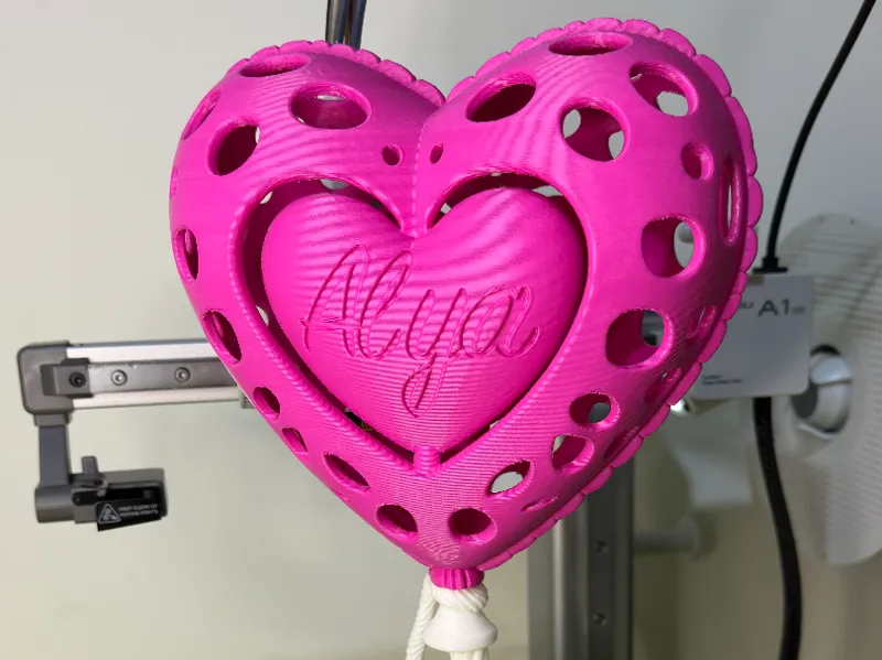 Palloncino a forma di cuore