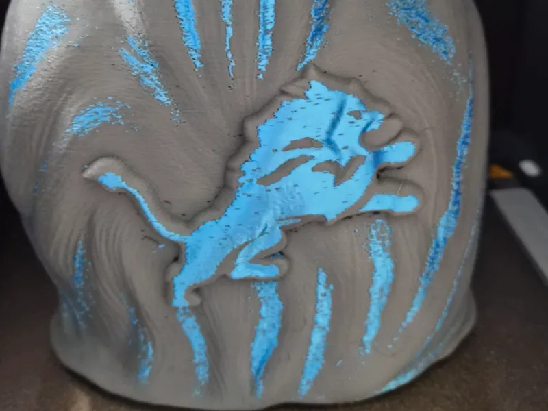 Detroit Lions Display Helmet
