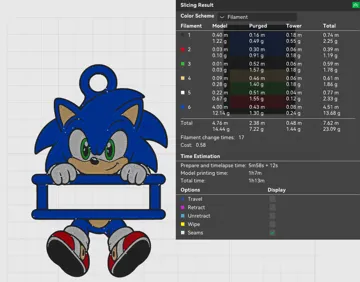 Accesorio para sujetar ligas de cabello: Sonic the Hedgehog Hair Tie Holder — vista de referencia 4