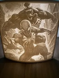 Lithophanie Spider-Man et Venom — photo 5