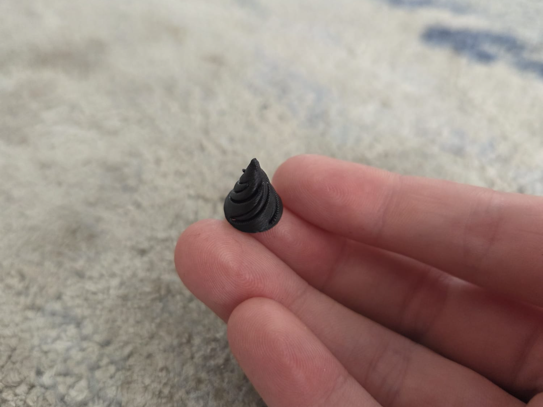 World's Smallest Spiral Fidget ( <1 gram )