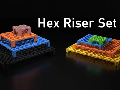Hex Riser Set|(5x5 to 20x20)
