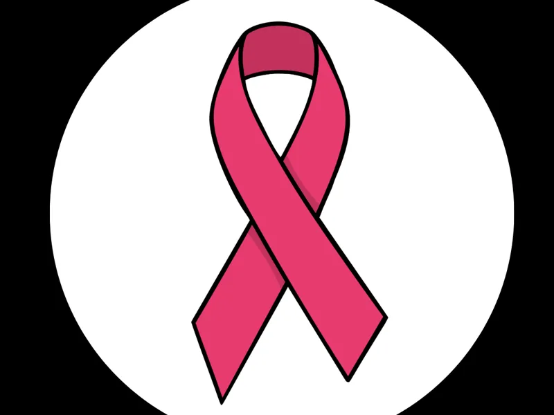 Breast cancer awareness key chain