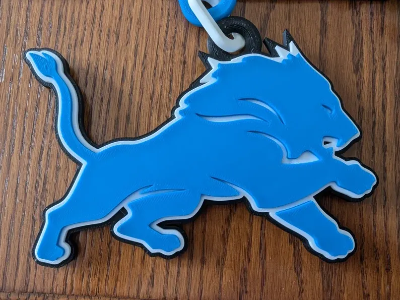 Detroit Lions Jumbo Necklace