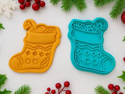 Christmas Stockings Cookie Cutter
