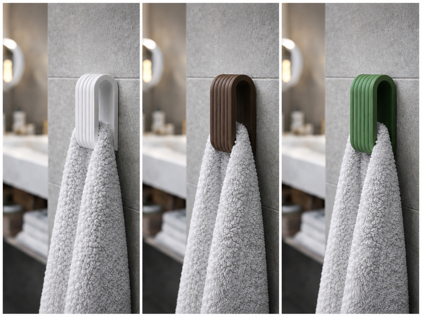 Self-Locking Towel Hanger