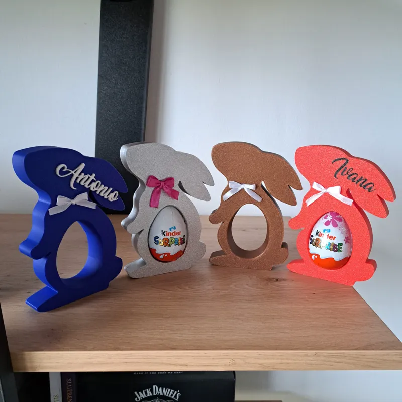 Easter Bunny Kinder surprise stand 